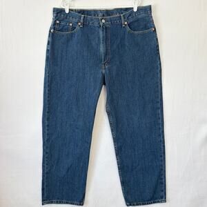 Levi Strauss 550 Jeans Mens 42x30 Blue Denim 100% Cotton Straight Leg Classic